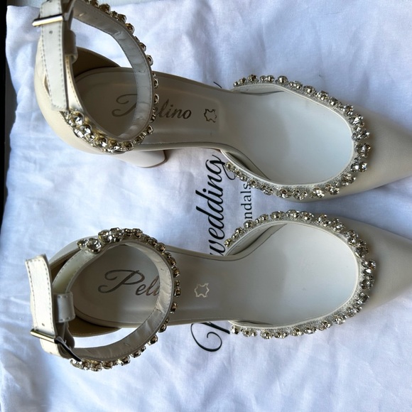 Handmade Block Heels with Rhinestones - Picture 7 of 16